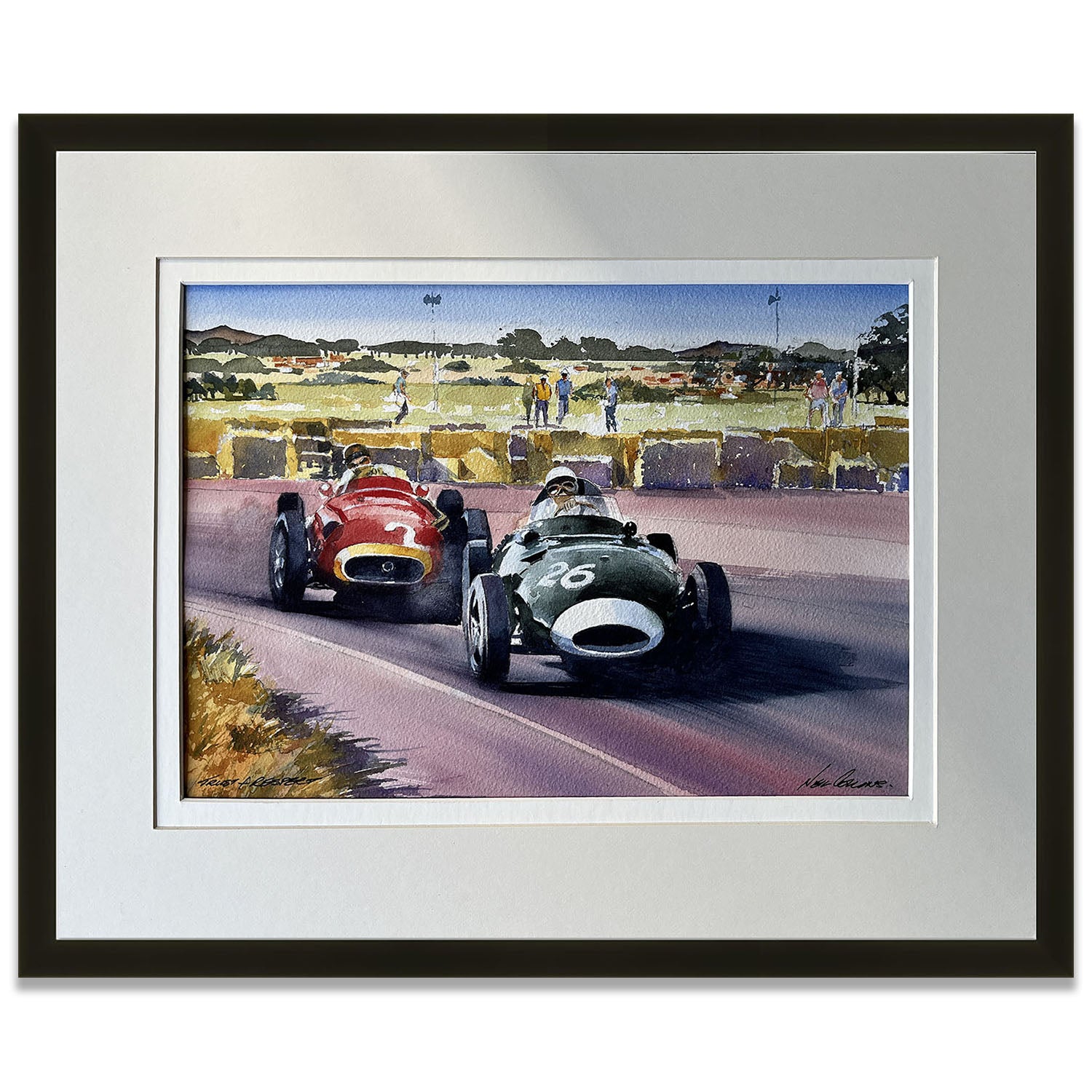 Trust and Respect | 1957 | Moss and Fangio | Artwork