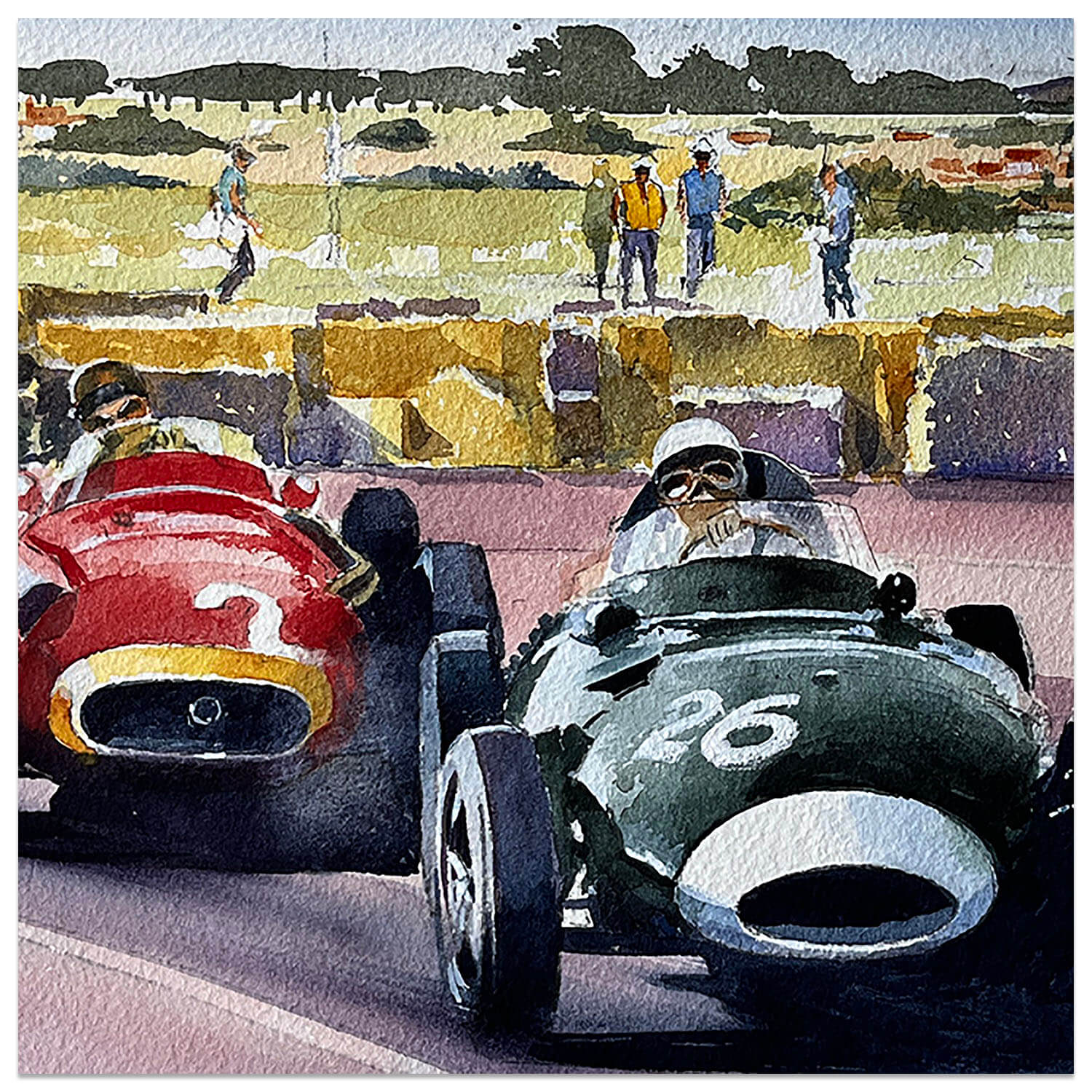 Trust and Respect | 1957 | Moss and Fangio | Artwork