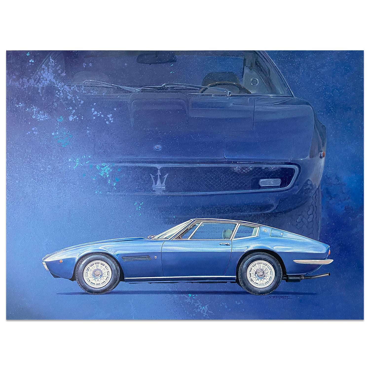 Maserati Ghibli SS | 1970 | Original Artwork